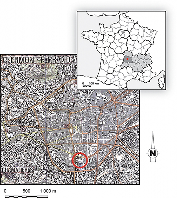 Figure 2 : localisation du site de l’ancienne Gare routière.