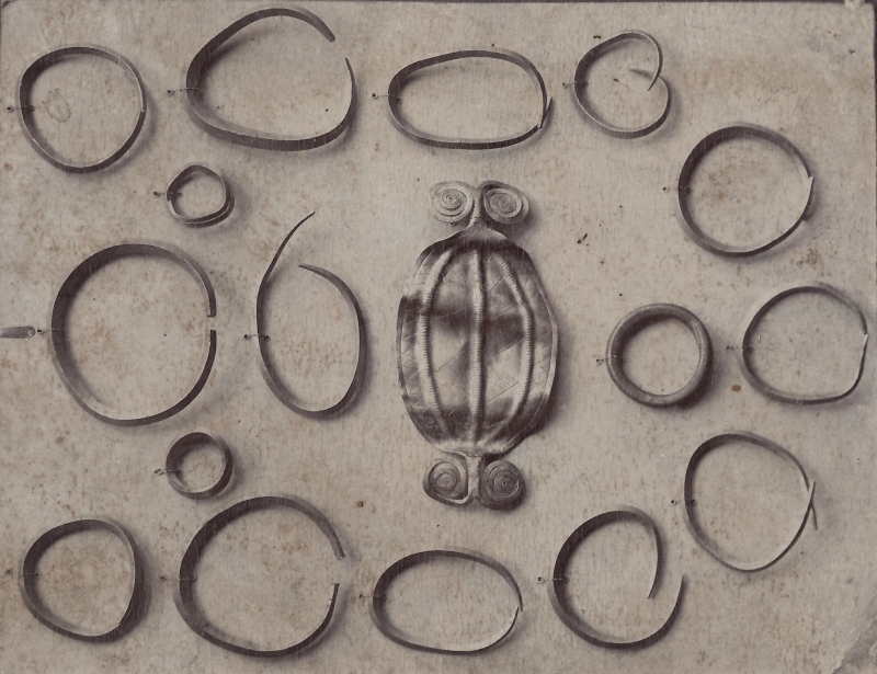 Fig. 8: Late Bronze Age gold treasure from Bodrogkeresztúr, found in 1918.