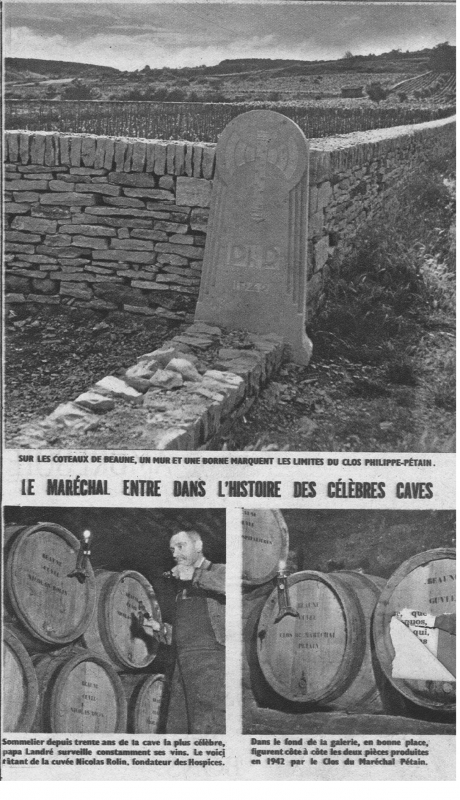  Annexe 4 : Propagande en faveur du Clos du maréchal Pétain extrait de Toute la Vie, hebdomadaire des temps nouveaux, n°102, juillet 1943.