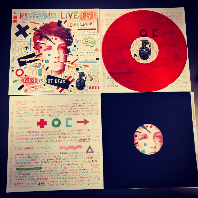 Figure 2 : « LP Rimbaud Live(s) de Poêsie is not dead, 2019 »