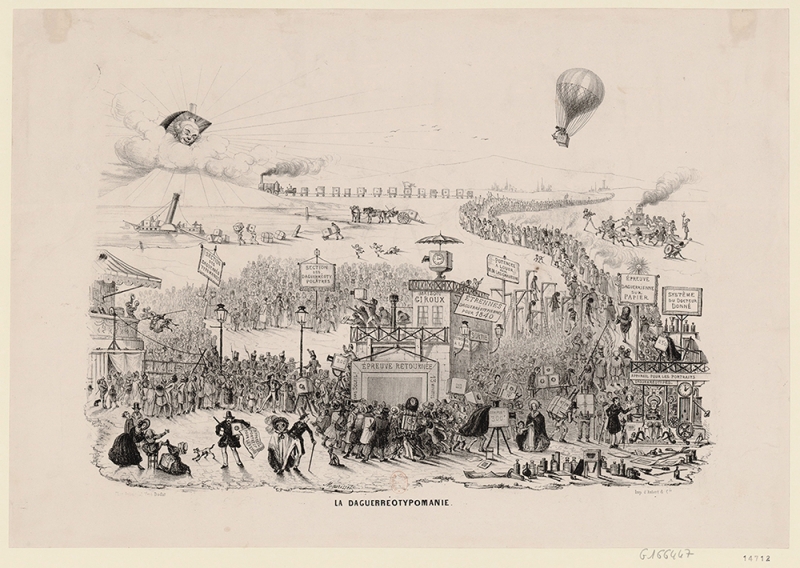 Figure 5. Théodore Maurisset, La daguerréotypomanie, lithographie, Chez Aubert, v. 1839.