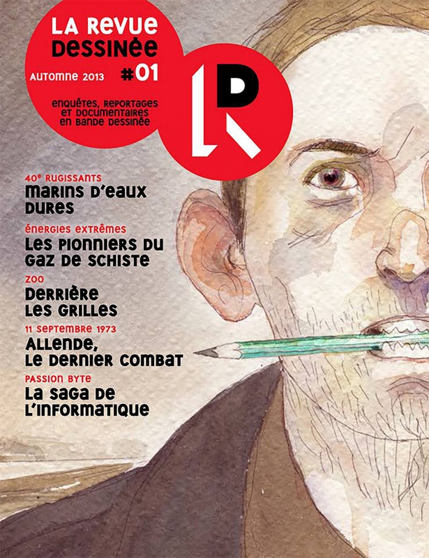 Figure 1. Couverture du n° 1, octobre 2013, dessin de Gipi, 24x18 cm.