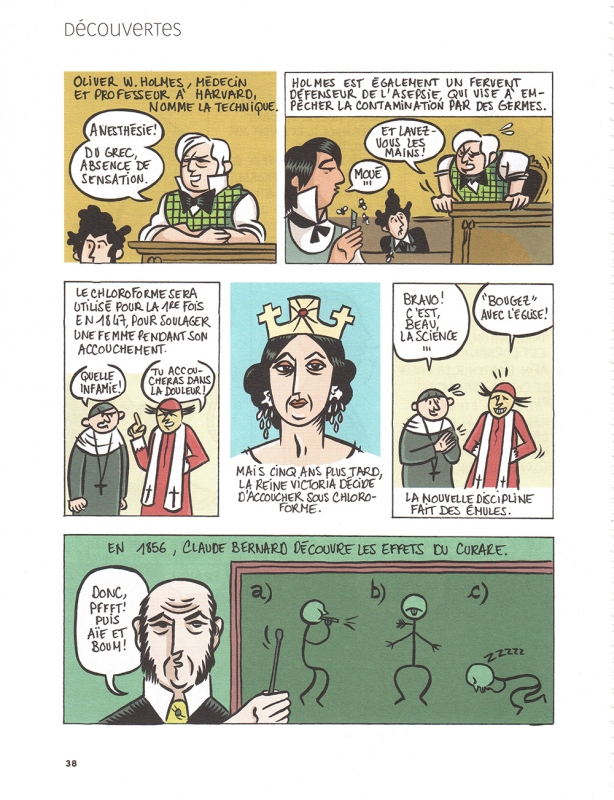 Figure 5. Cécily, « Anesthésie générale », La Revue dessinée, n° 10, 2015, p. 38.
