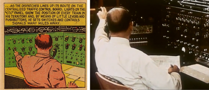 Figure 6b. Échos intermédiatiques. Clear the Tracks! (1956) et At This Moment (1954).