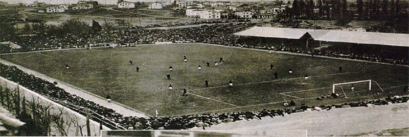 Figure n° 2. Le stade Chamartín pendant le match Espagne-Portugal (9-0) du 11 mars 1934.