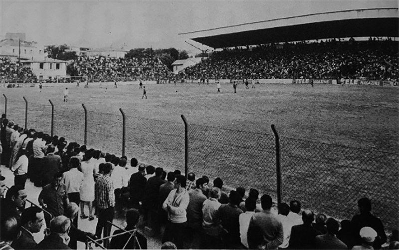 Figure n° 3. Match au stade de l’Huveaune, sous l’ère Marcel Leclerc, saison 1965-1966.