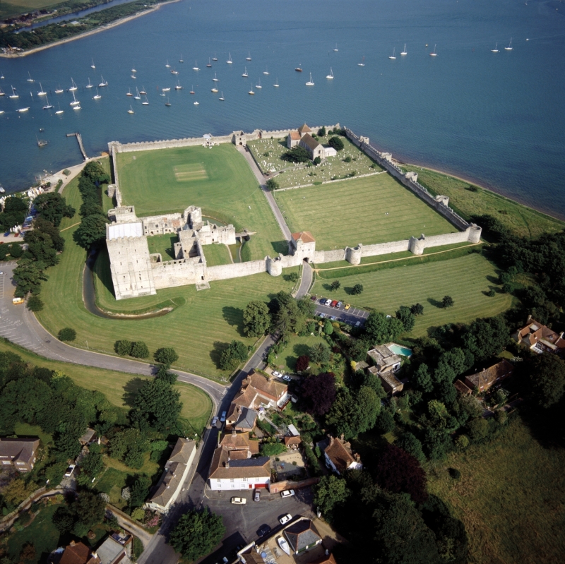 Figure 3: Aerial view of Portchester.