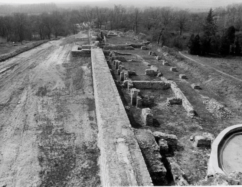 Figure 4: The south curtain at Hisar (Diocletianopolis) looking towards tower 14.