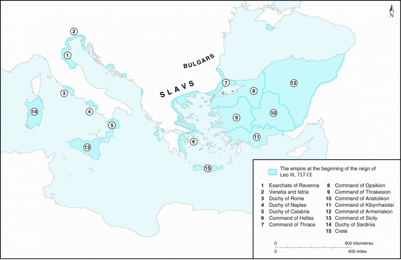 Figure 2: The rump of an Empire, c. 717.