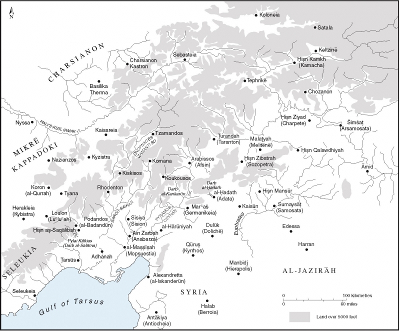 Figure 3: The Taurus / Anti-Taurus frontier ca. 700-900.
