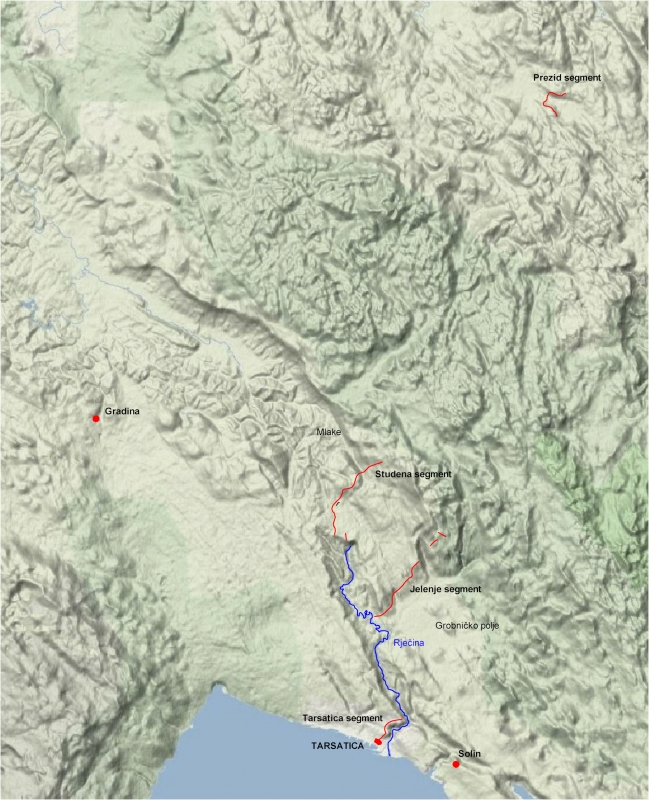 Figure 2: The claustra system structures in Croatia.