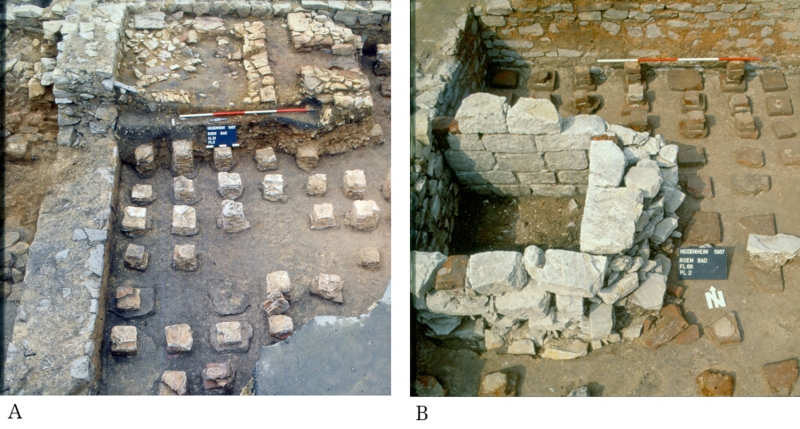 Figure 8: Heidenheim an der Brenz (Raetia), praetorium (so-called Monumentalbau), 3rd c. reduction-phase.