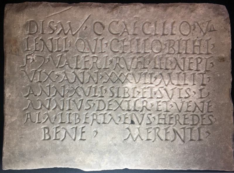 Figure 5 : C. Caecilius Valens.