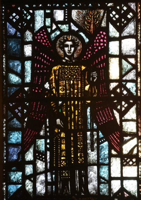 Fig. 10. St. Teresa of Avila, detail of angel with the fiery dart.