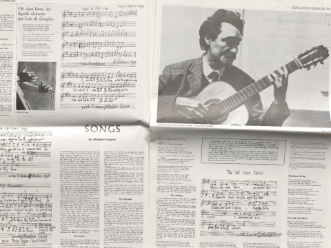 Fig. 4. Detail of Jesús Rafael Soto photo by Clay Perry in Signals 1.10 (November-December, 1965), 10-11. © David Medalla and Paul Keeler.