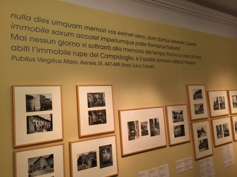 Fig. 7. Photo of room in “Capitoline: Myth, Memory, Archeology” exhibition in Capitoline Museum. Picture taken by author.