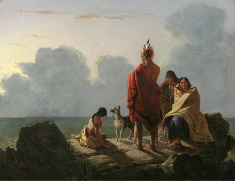 Fig.1. Tompkins Harrison Matteson,“The Last of the Race,” 1847, New-York Historical Society.