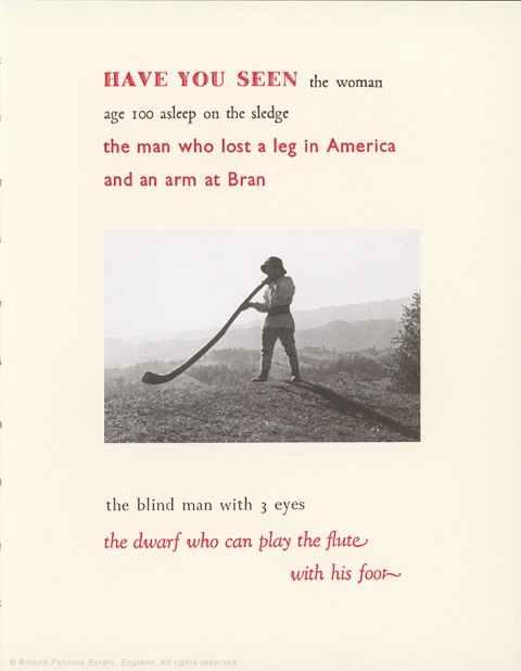 Fig. 2. Roland Penrose. The Road is Wider than Long. Los Angeles: Getty Museum, 2003, p. 17.