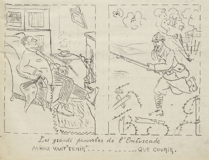 Illustration 10 : Poil de tranchée,
            décembre 1915 n°2