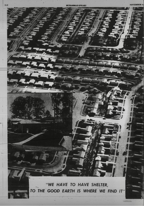 Figure 9. Muhammad Speaks, November 14,
          1969, p. S12.